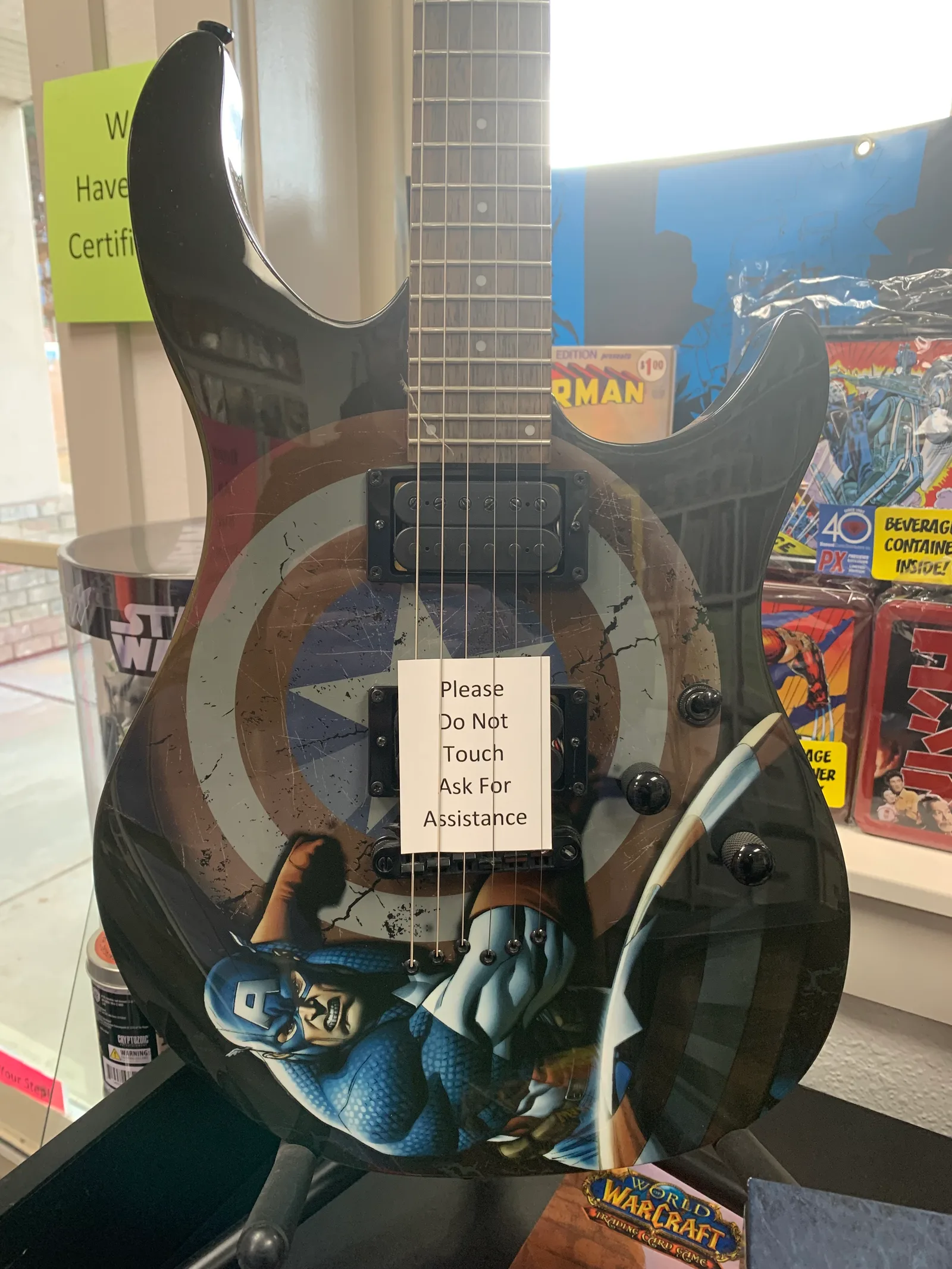Peavey Marvel Avengers Captain America Predator Electric Guitar